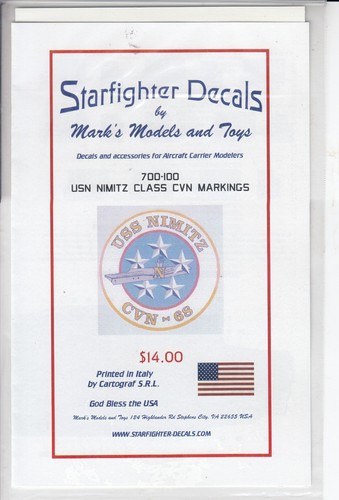 Decalcomanie starfighter 700 - decalcomanie,