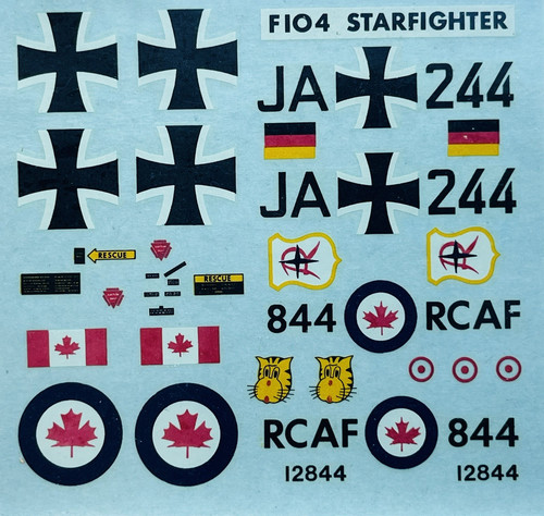 Decalcomanie starfighter - decalcomanie,