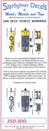 Decalcomanie starfighter 350 - decalcomanie,