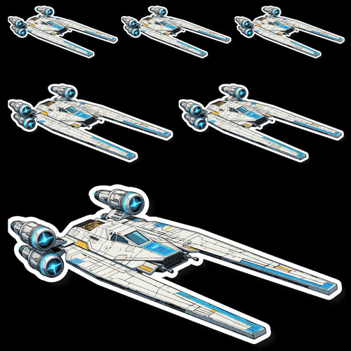 Set adesivi personalizzati - set, 6