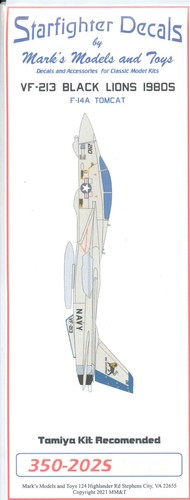Decalcomanie starfighter 350 - decalcomanie, 1/350