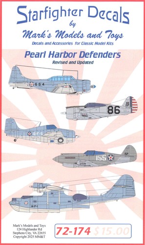 Decalcomanie starfighter 72 - decalcomanie, 1/72