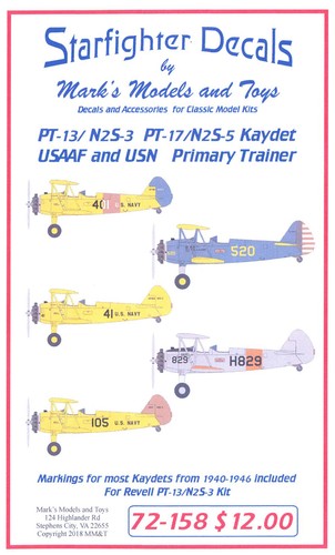 Decalcomanie starfighter 72 - decalcomanie,