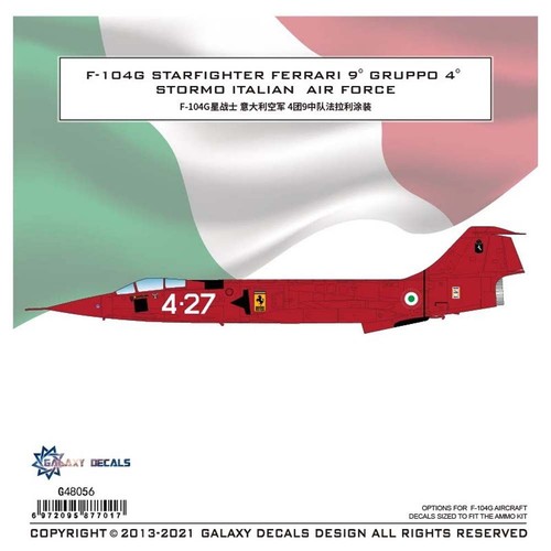 Decalcomania f 104g - decalcomania, 1/48