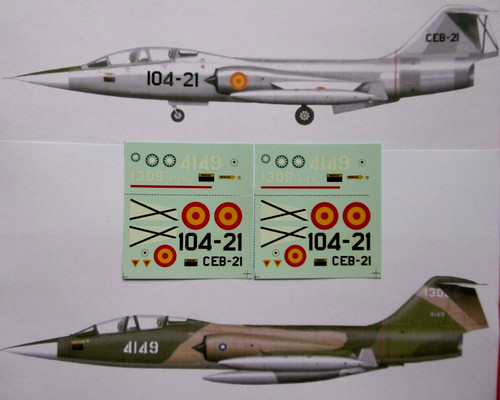 Decalcomanie tf 104g - 1/48:, tf-104g