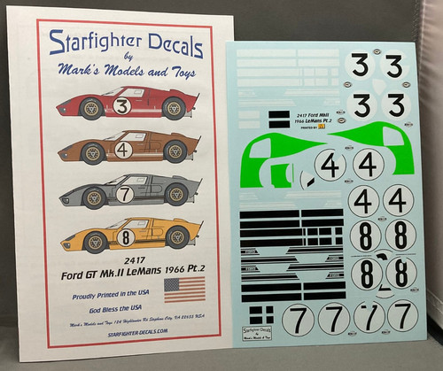 Decalcomanie starfighter 24 - decalcomanie, 1/24