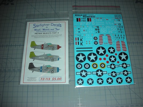 Starfighter decals pre - starfighter,